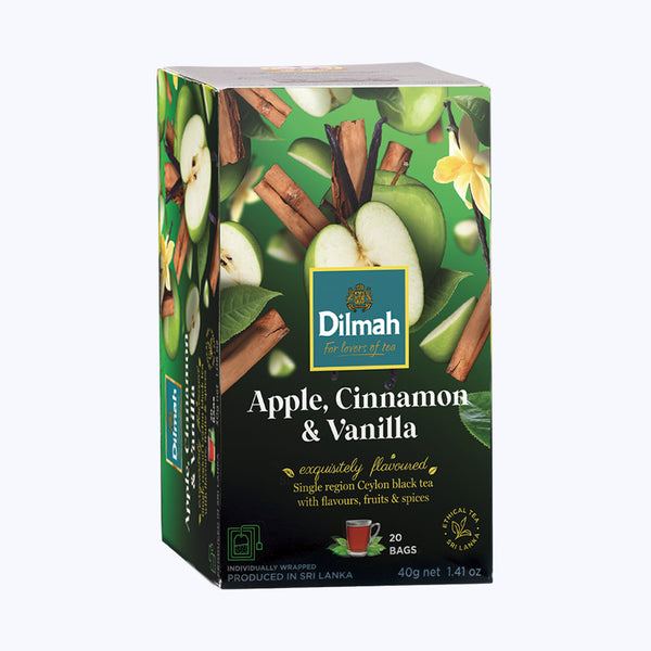 【季節数量限定】フレーバーティー　アップル・シナモン＆バニラ（個包装ティーバッグ2g×20袋）