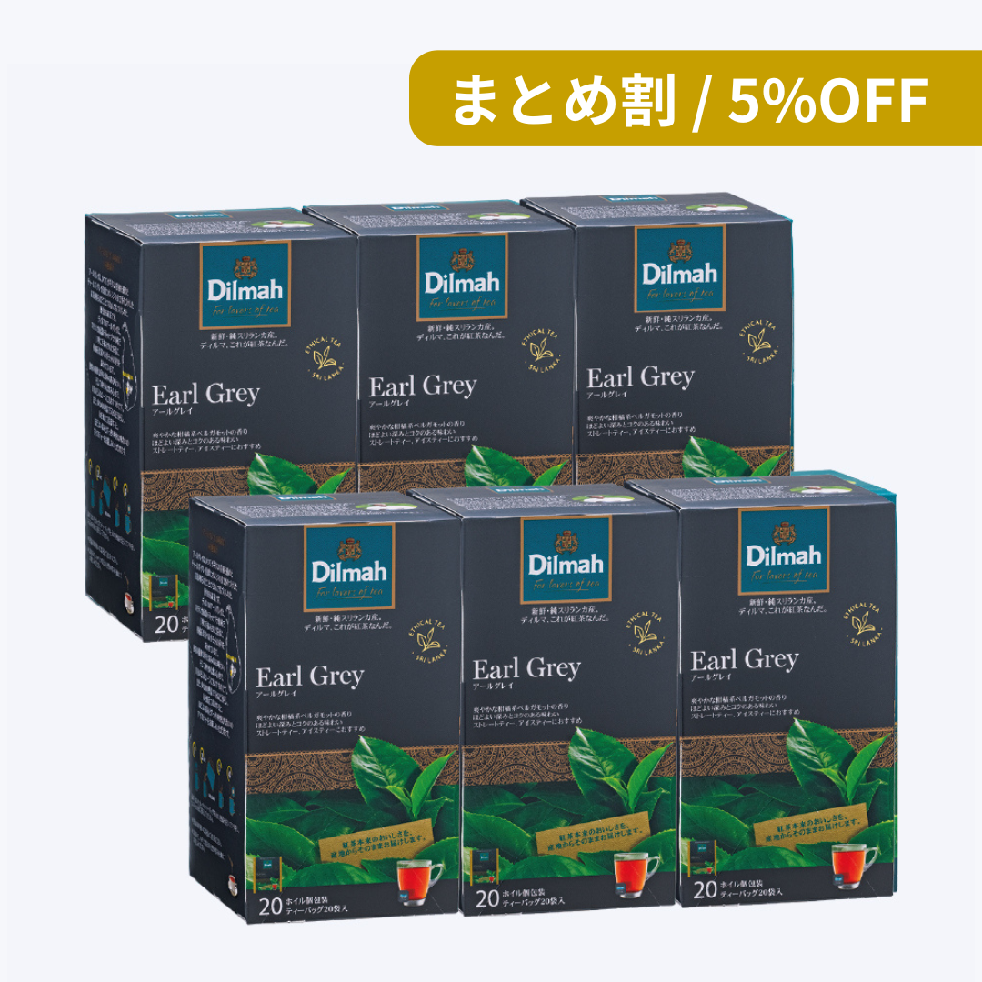 まとめ買い割引】アールグレイ（個包装ティーバッグ 2g×20袋）6個